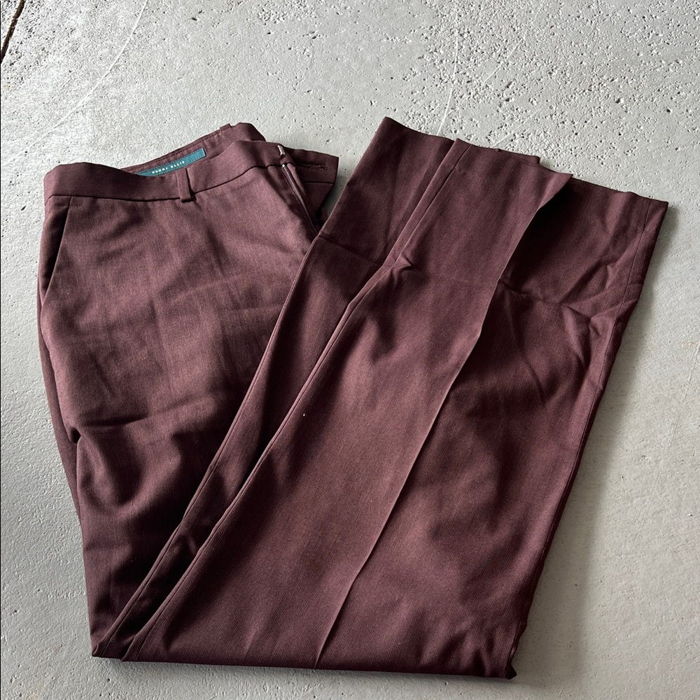 Perry Ellis Men's Dark Brown Chinos